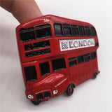 Red Bus London England UK Fridge Magnet Metal Craft