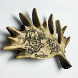 Antlers Sweden Fridge Magnet 3D Resin