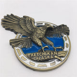 Alaska Ketchikan USA America Fridge Magnet Metal Craft