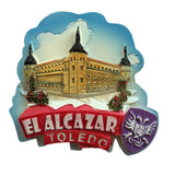 Toledo El Alcazar Spain Fridge Magnet 3D Resin