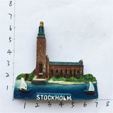 Stockholm Sweden Fridge Magnet 3D Resin