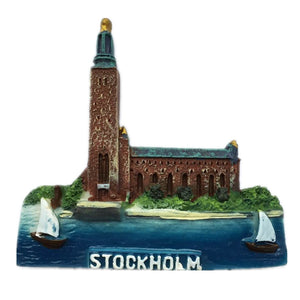 Stockholm Sweden Fridge Magnet 3D Resin