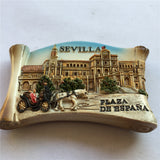 Sevilla Square Spain Fridge Magnet 3D Resin