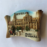 Sevilla Square Spain Fridge Magnet 3D Resin