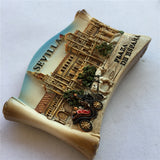 Sevilla Square Spain Fridge Magnet 3D Resin