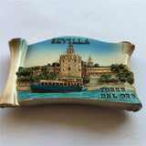 Torre del Oro Sevilla Spain Fridge Magnet 3D Resin