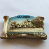 Cibeles Fountain Madrid Spain Fridge Magnet 3D Resin