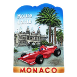 F1 Monte Carlo Monaco Fridge Magnet 3D Resin