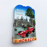 F1 Monte Carlo Monaco Fridge Magnet 3D Resin