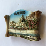 Cibeles Fountain Madrid Spain Fridge Magnet 3D Resin