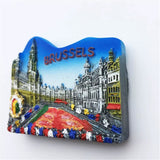 Brussels Belgium Fridge Magnet 3D Resin