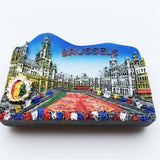 Brussels Belgium Fridge Magnet 3D Resin