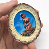 Mermaid Copenhagen Denmark Fridge Magnet 3D Resin