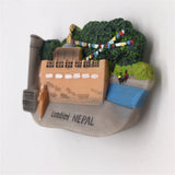 Lumbini Nepal Fridge Magnet 3D Resin