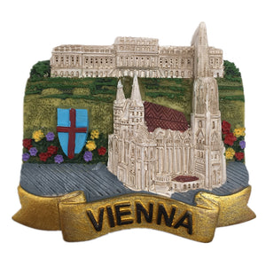 Vienna Austria Fridge Magnet 3D Resin