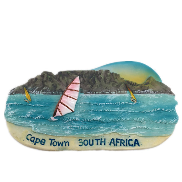 Cape Town South Africa Fridge Magnet 3D Resin