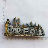 Barcelona Spain Fridge Magnet 3D Resin