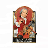 Mozart Vienna Austria Fridge Magnet 3D Resin