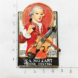 Mozart Vienna Austria Fridge Magnet 3D Resin