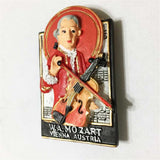 Mozart Vienna Austria Fridge Magnet 3D Resin