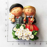 Couple Austria Fridge Magnet 3D Resin