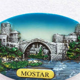 Mostar Bridge Bosnia and Herzegovina Fridge Magnet 3D Resin