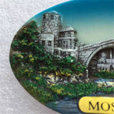 Mostar Bridge Bosnia and Herzegovina Fridge Magnet 3D Resin