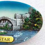 Mostar Bridge Bosnia and Herzegovina Fridge Magnet 3D Resin