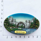 Mostar Bridge Bosnia and Herzegovina Fridge Magnet 3D Resin