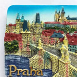 Prague Charles Bridge Czech Fridge Magnet 3D Resin