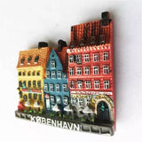 House Copenhagen Denmark Fridge Magnet 3D Resin