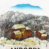 Ski Andorra Fridge Magnet 3D Resin