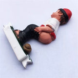 Ski Boy Andorra Fridge Magnet 3D Resin