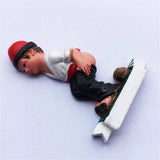 Ski Boy Andorra Fridge Magnet 3D Resin