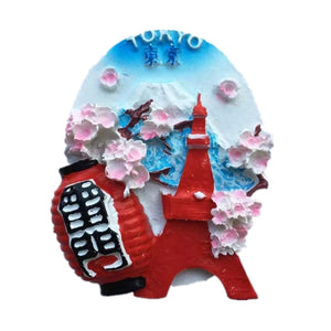 Sensoji Temple Japan Fridge Magnet 3D Resin