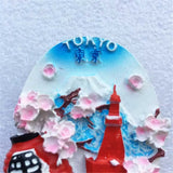 Sensoji Temple Japan Fridge Magnet 3D Resin