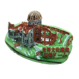 Hiroshima Atomic Bomb Japan Fridge Magnet 3D Resin