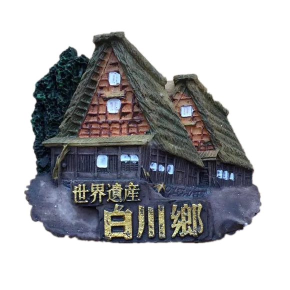 Shirakawago Japan Fridge Magnet 3D Resin