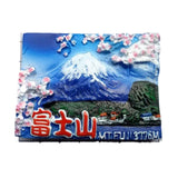 Mount Fuji Japan Fridge Magnet 3D Resin