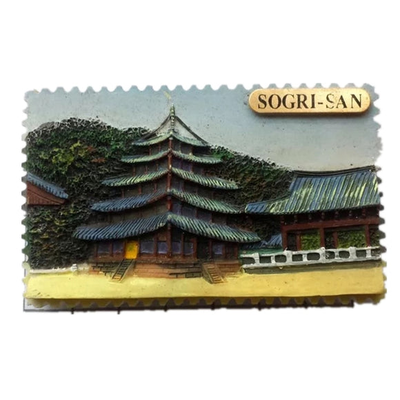 Sogri-San South Korea Fridge Magnet 3D Resin