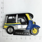 Bangkok Tuk-Tuk Thailand Fridge Magnet 3D Resin