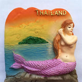 Samila Beach Songkhla Thailand Fridge Magnet 3D Resin