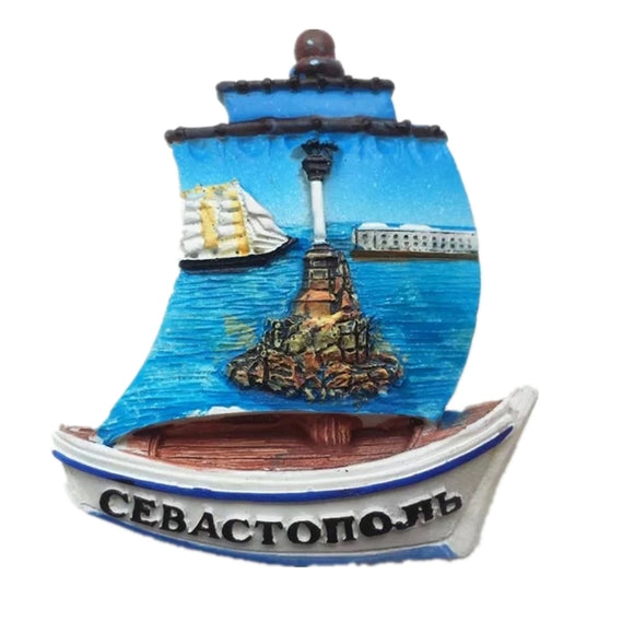 Crimea Russia Fridge Magnet 3D Resin