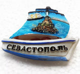 Crimea Russia Fridge Magnet 3D Resin