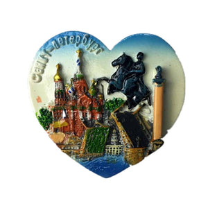 St. Petersburg Russia Fridge Magnet 3D Resin