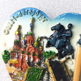 St. Petersburg Russia Fridge Magnet 3D Resin