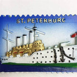 St. Petersburg Russia Fridge Magnet 3D Resin