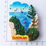 Baikal Russia Fridge Magnet 3D Resin