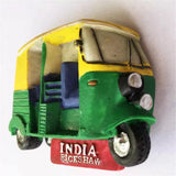 New Delhi Rickshaw India Fridge Magnet 3D Resin