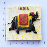 Elephant India Fridge Magnet 3D Resin